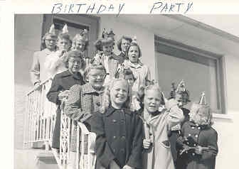 Birthday party 1955!