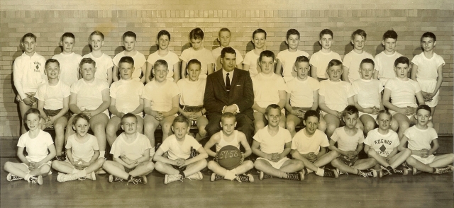 Koenig School Fifth and Sixth Basketball team. Our class were the 6th graders.