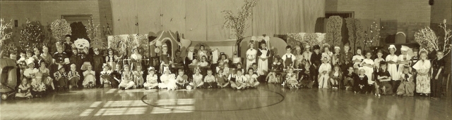 Koenig School Kindergarten Mother Goose Play. Circa 1952.