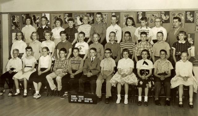 Koenig School 6th Grade, 1958.